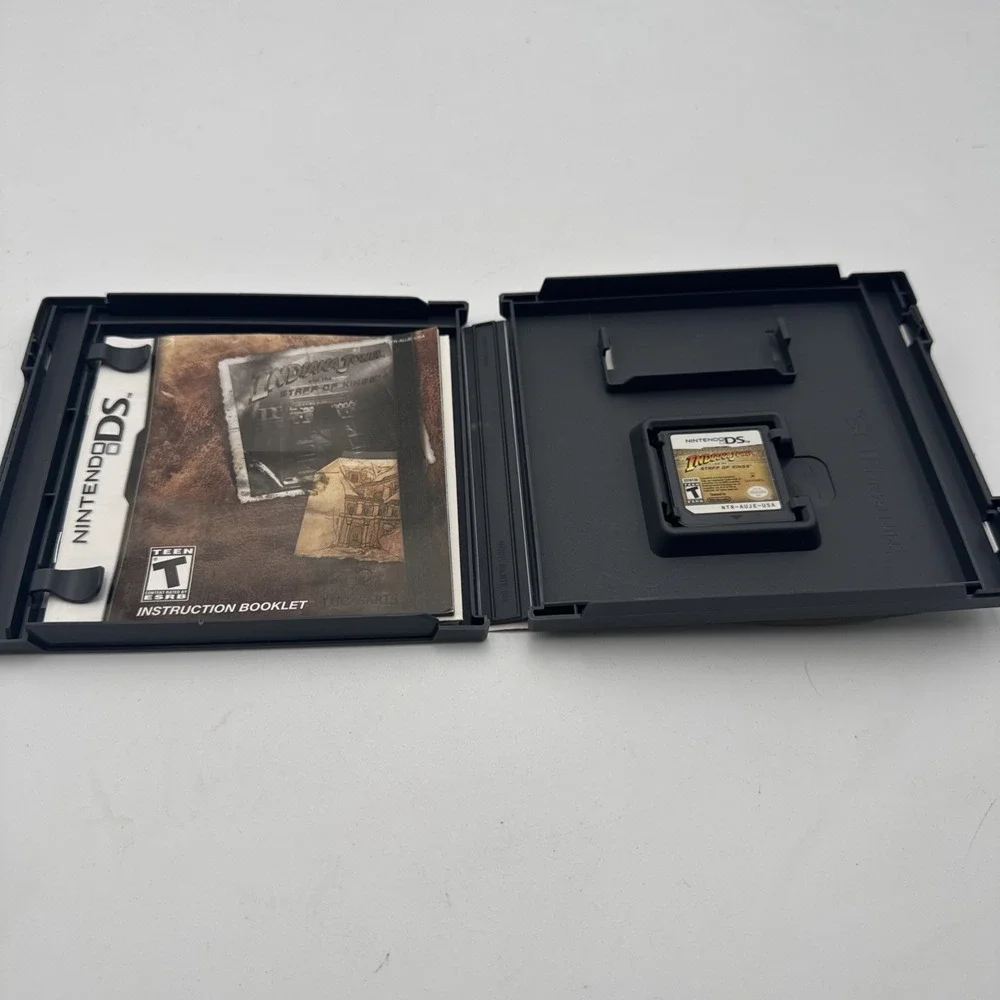 Indiana Jones And The Staff Of Kings Nintendo‎ DS Case & Manual